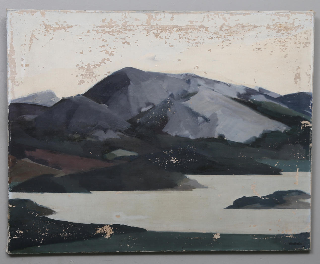 SIXTEN LUNDBOHM. Oil on canvas, signed.