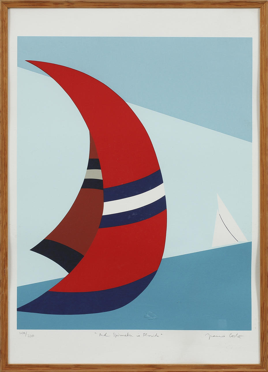 FRANCO COSTA, litografi, sign o numr 206/220.