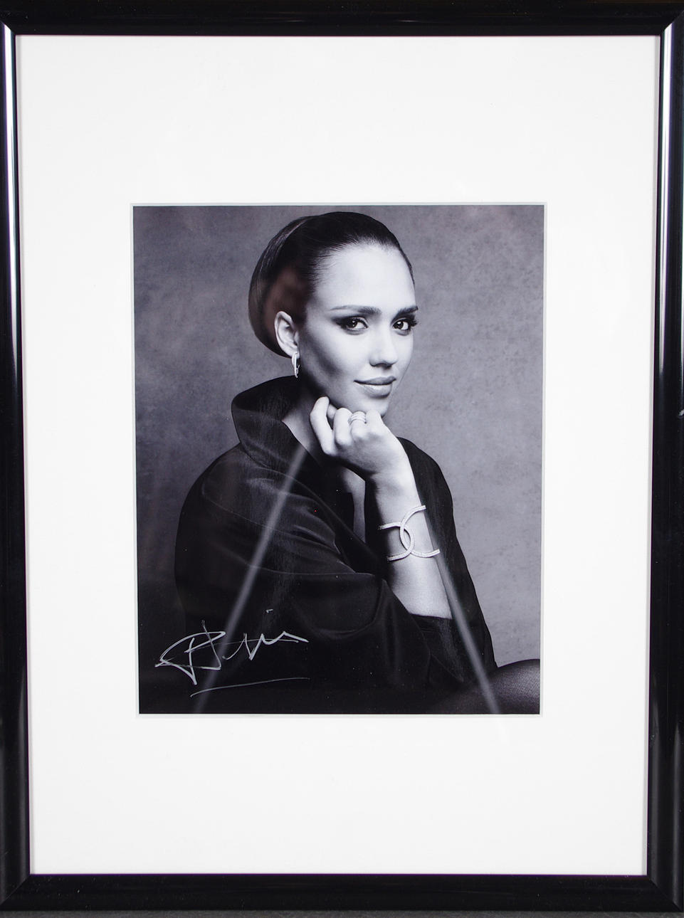 PATRICK DEMARCHELIER. Jessica Alba, signerat fotografi.