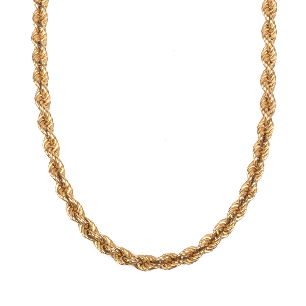 KAULAKORU, kehrätty linkki, 18K kultaa.