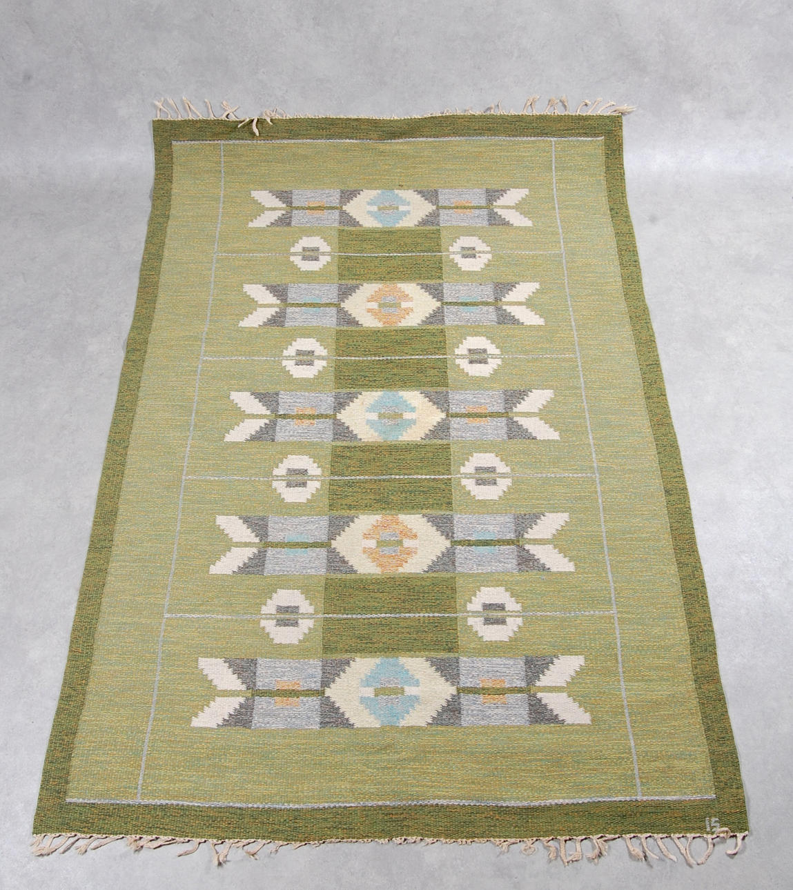 MATTA, röllakan, märkt IS, Ingegärd Silow, 242 x166.