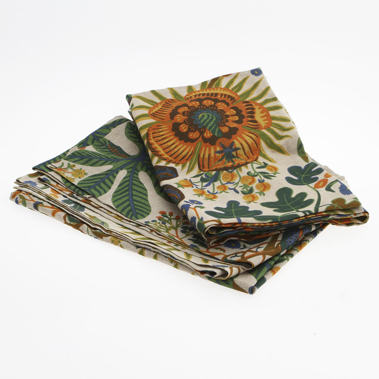 TEXTILIER, 2 st, "Aralia", Josef Frank. 250x130 resp 230x130.