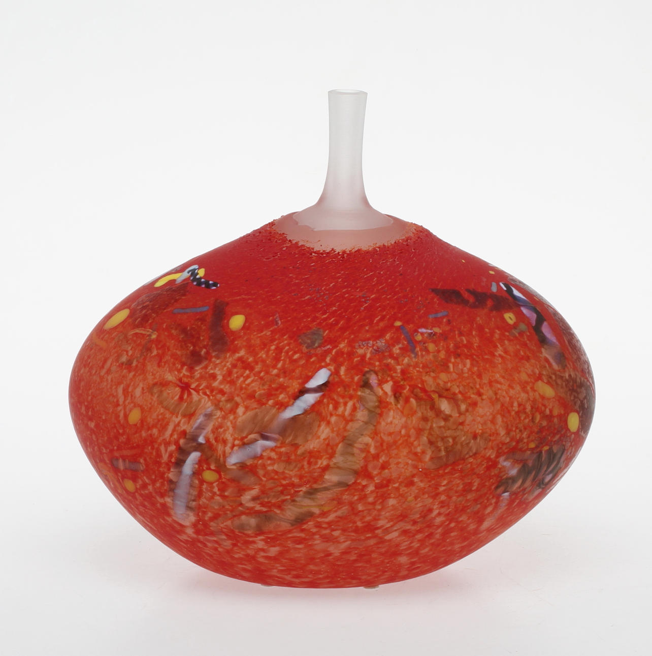 FLASKA/VAS, glas, Bertil Vallien, Atelier, Kosta Boda.