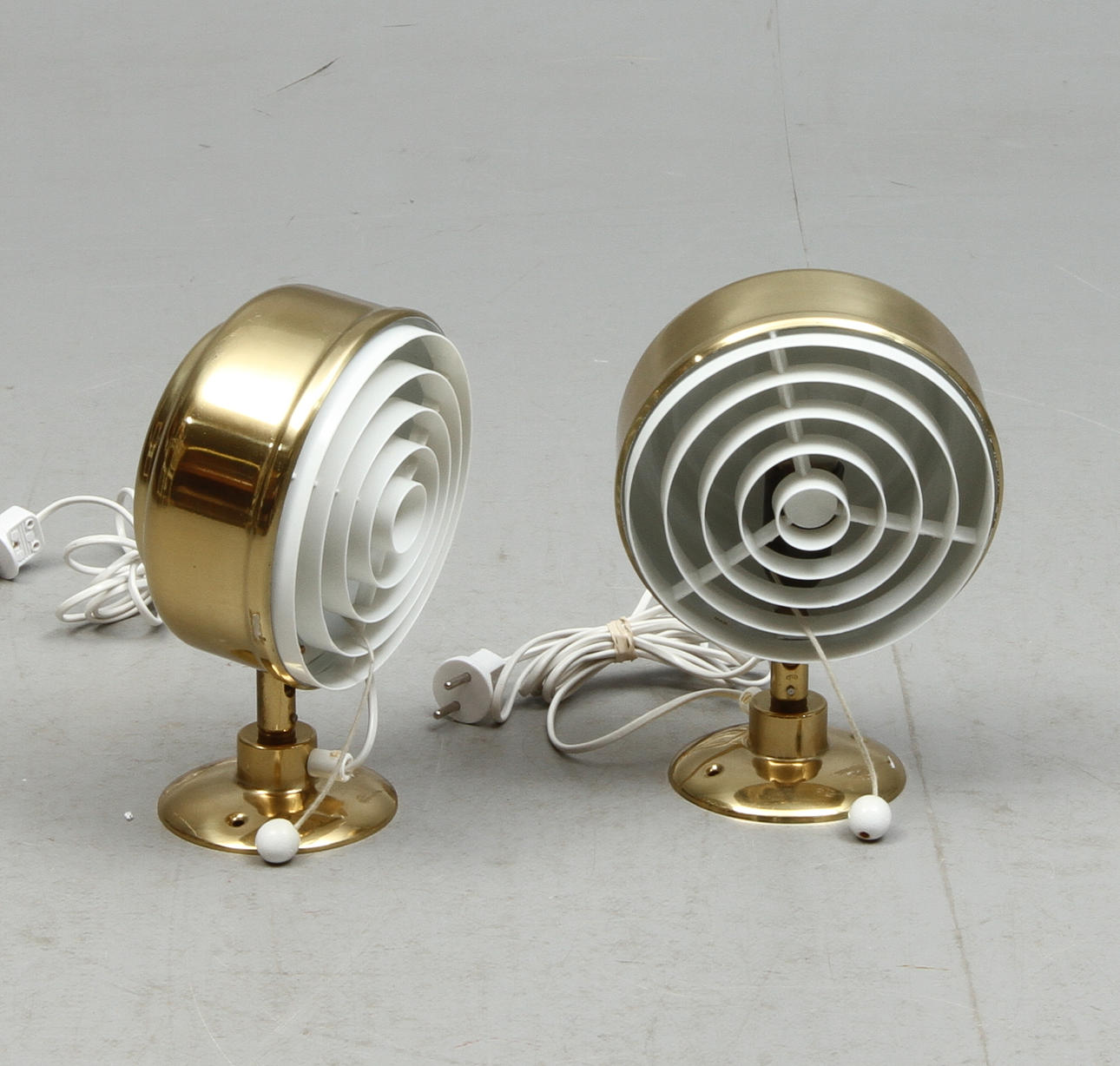 VÄGGLAMPOR, ett par, Elit, trol design Börje Claes, 1900-talets andra hälft.