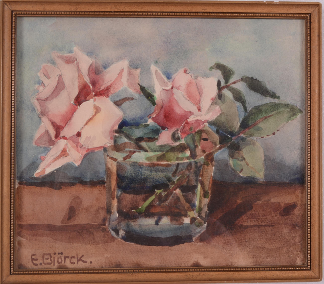 OIDENTIFIERAD KONSTNÄR. Akvarell.