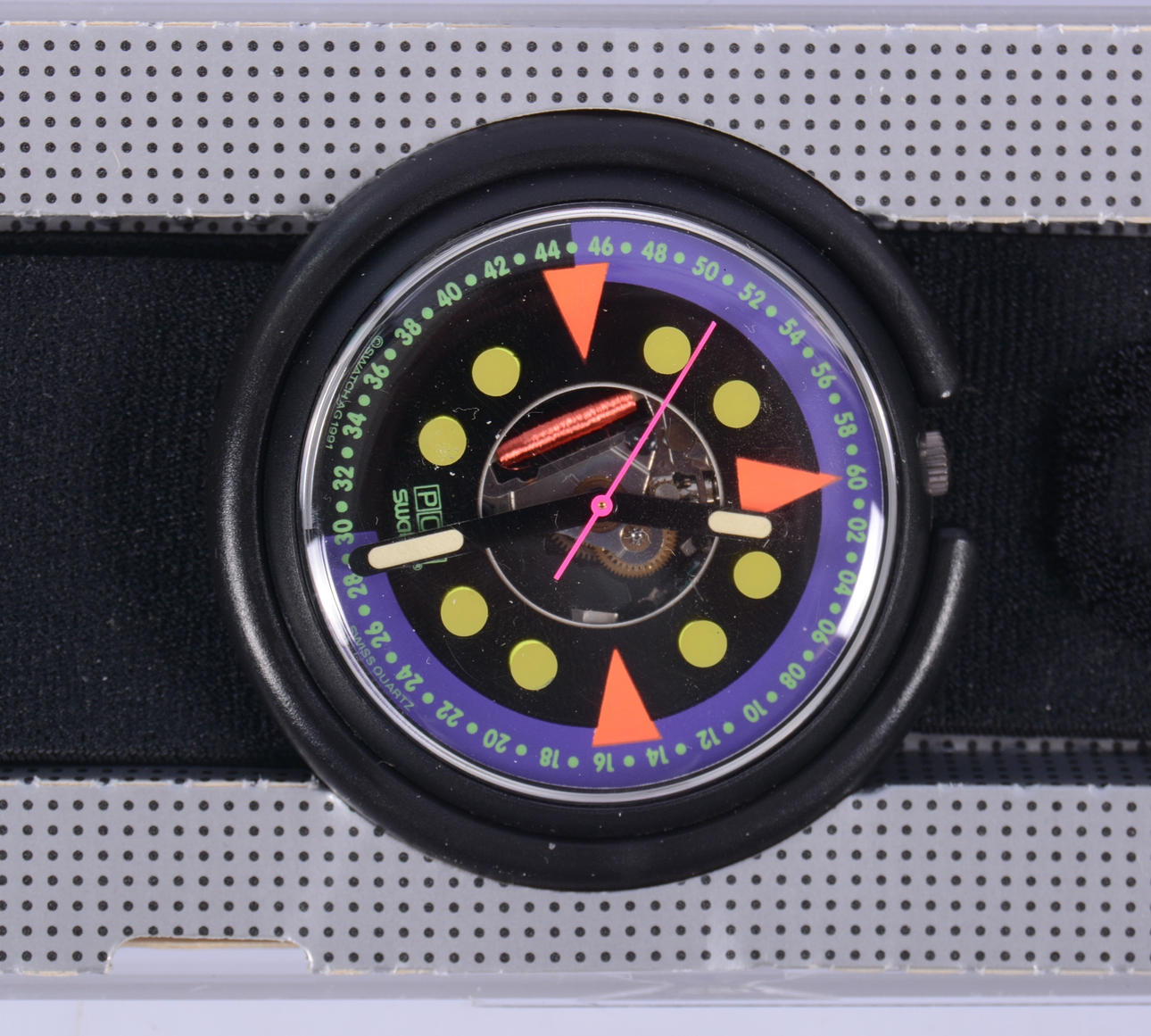 Swatch Watch - PWB164 - UPHILL Swatch Pop Uphill PWB164 (1993) - Asta Asta Swatch Mania  main image 4