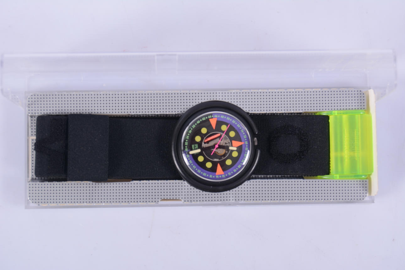 Swatch Watch - PWB164 - UPHILL Swatch Pop Uphill PWB164 (1993) - Asta Asta Swatch Mania  main image 3