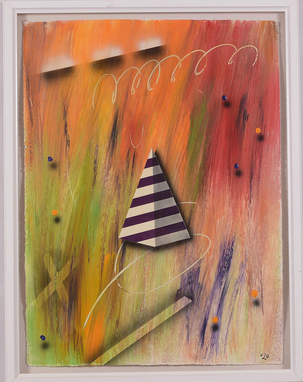 OIDENTIFIERAD KONSTNÄR. Blandteknik.