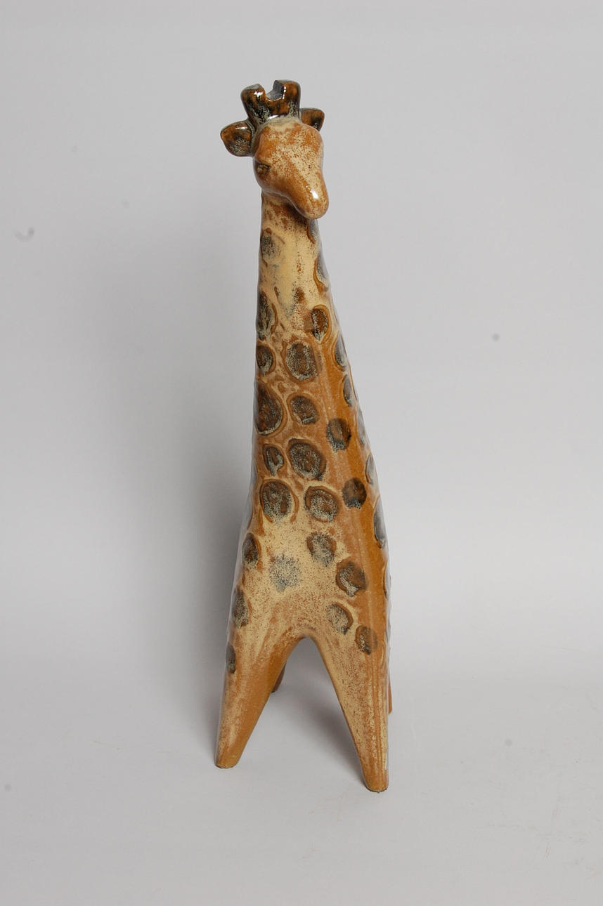LISA LARSON. FIGURE, stoneware, giraffe. Ceramics