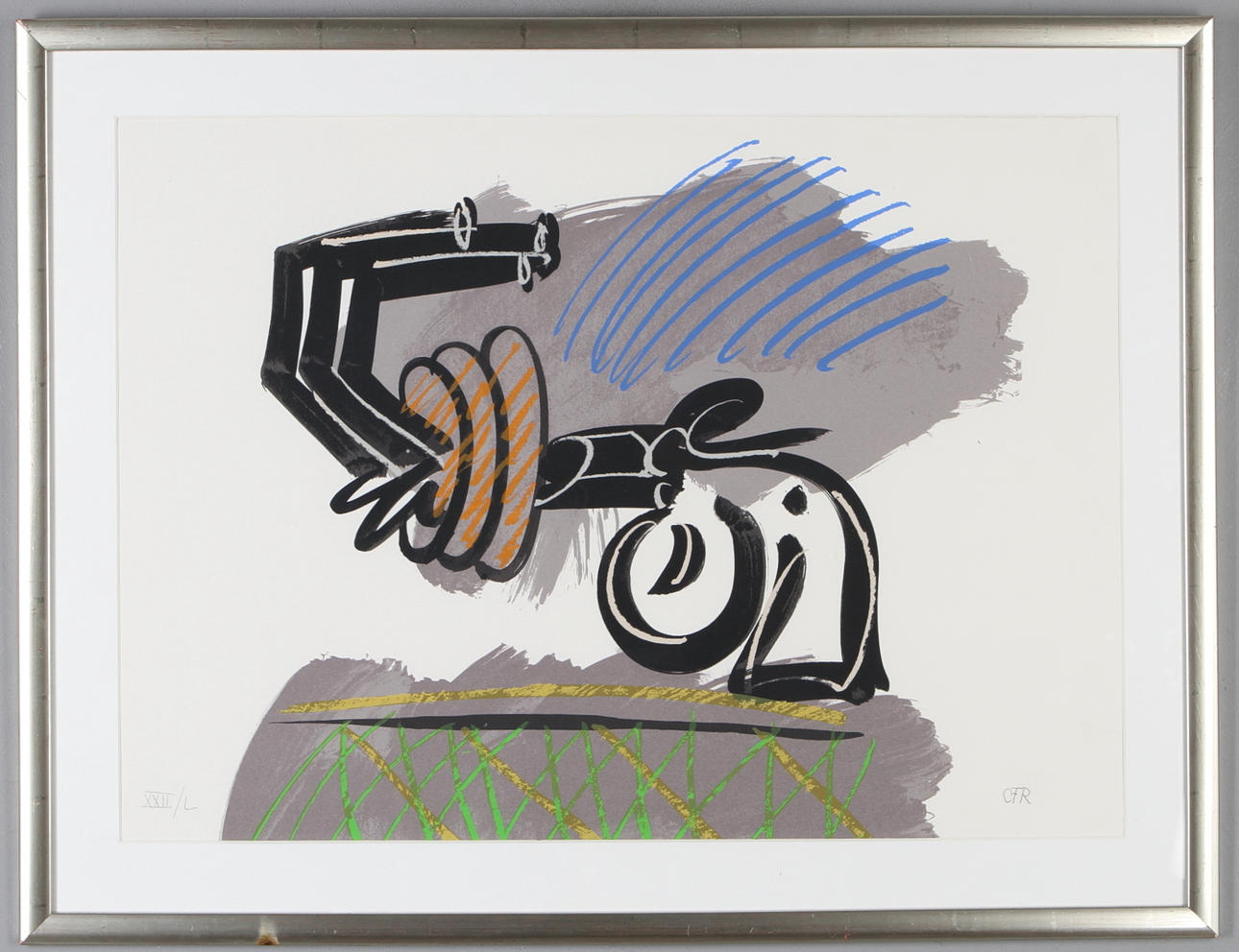 CARL FREDRIK REUTERSWÄRD. Non Violence, litografi, monogramsignerad CRF samt numrerad XXII/L.