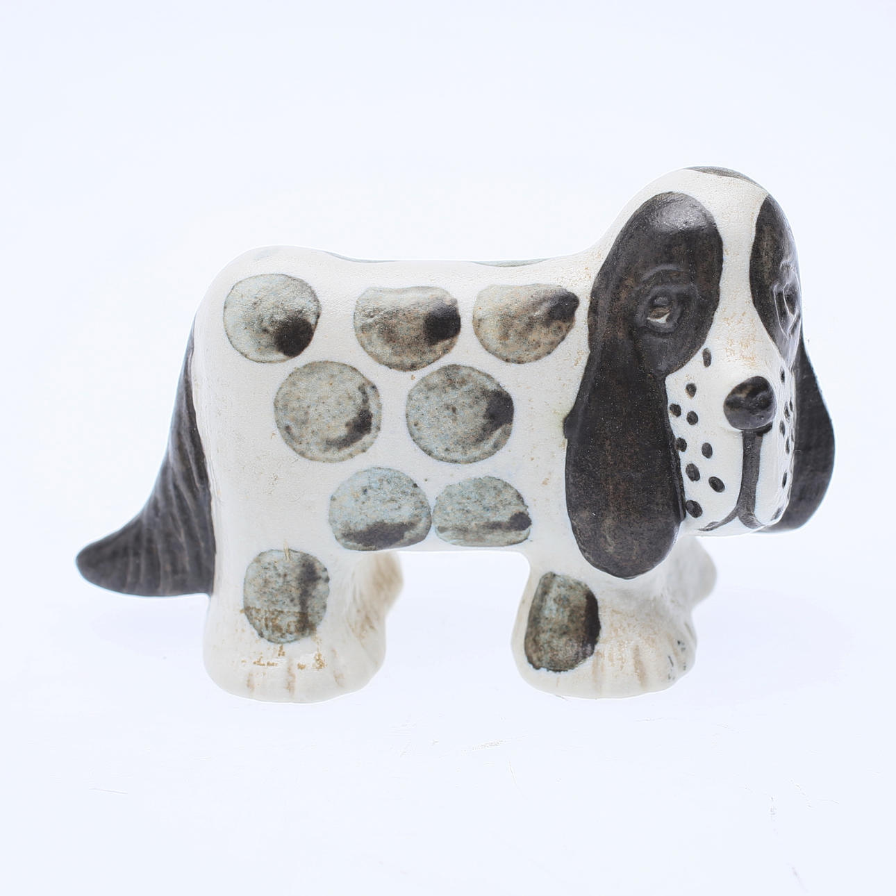 LISA LARSON. Figur, Steingut, Hund, Gustavsberg.