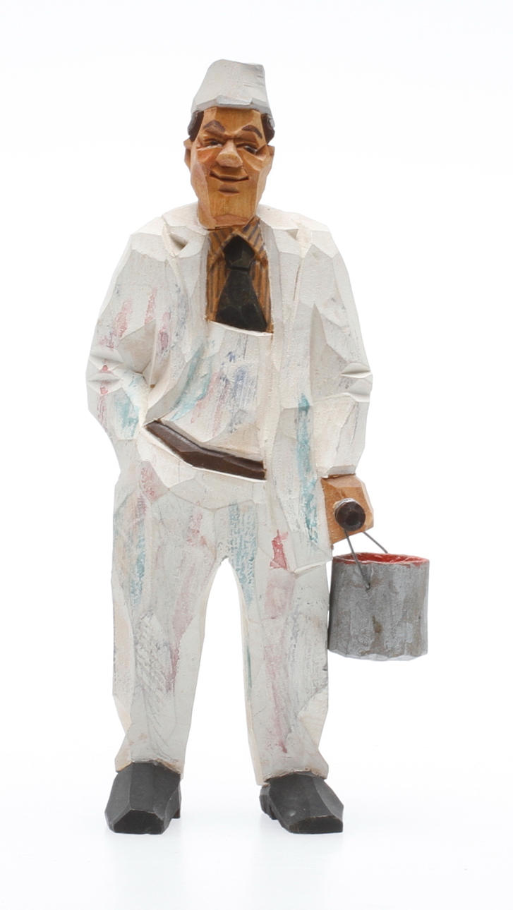 TRÄGUBBE, "målare" Gunnarsson, signerad.