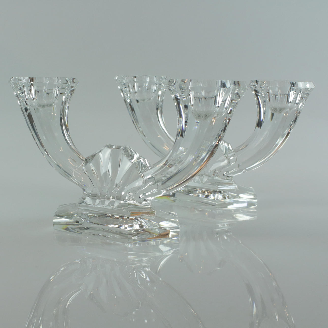 LJUSSTAKAR, ett par, Val Saint-Lambert, Belgien.