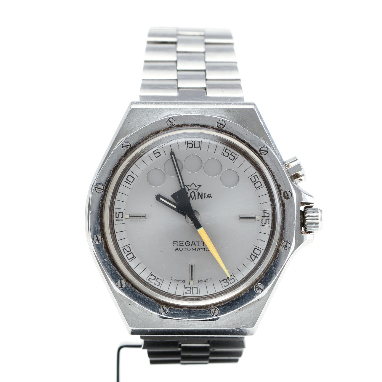 BRACELET WATCH, Lemania, Regatta, steel, automatic.