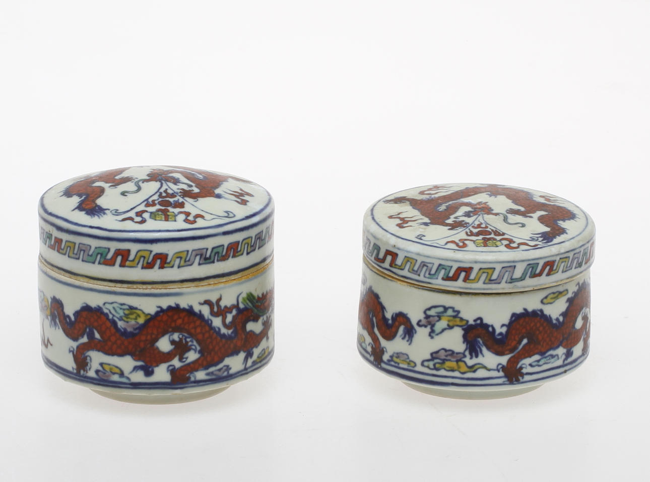 LOCKDOSOR 2 st, porslin, Kina.