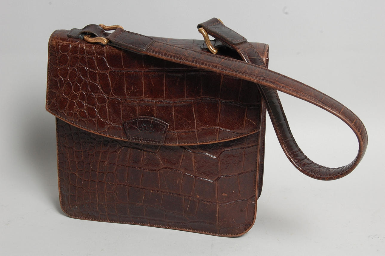 VÄSKA, skinn, " Mulberry ".