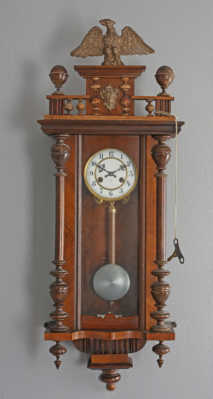 WANDUHR, Neorenaissance, Junghans, um 1900.