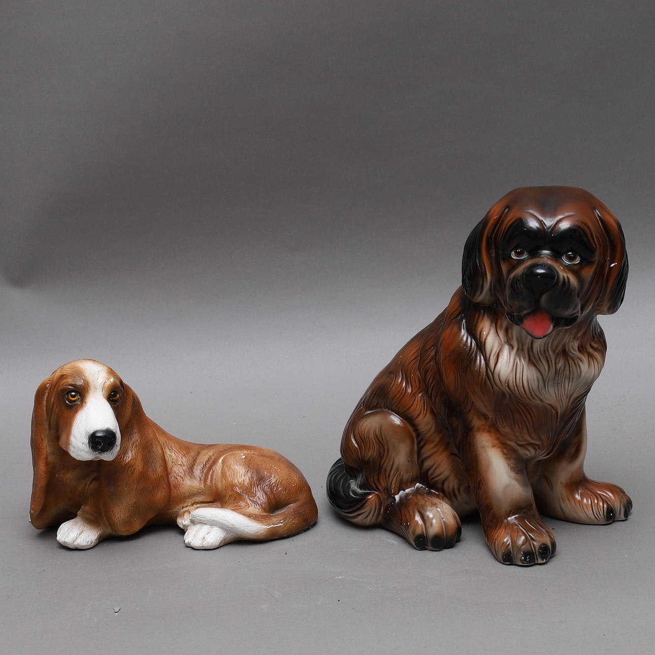 FIGURA, 2 uds, perro, modelo grande.