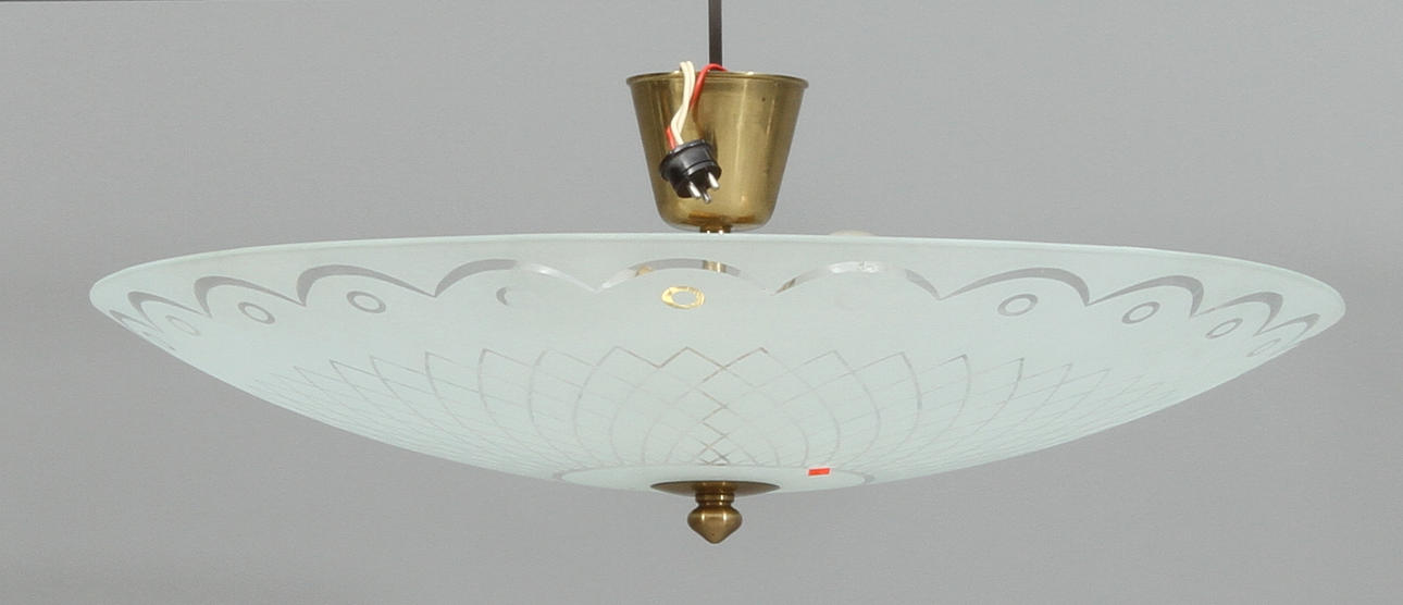 TAKPLAFOND, 1900-talets andra hälft.