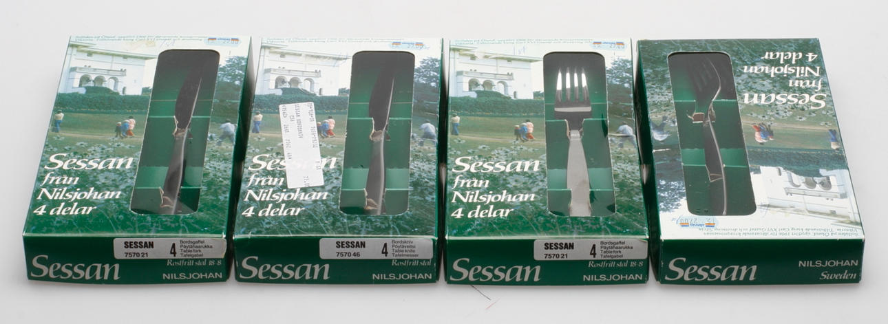 BESTICK, 16 delar, "Sessan" Nils Johan.