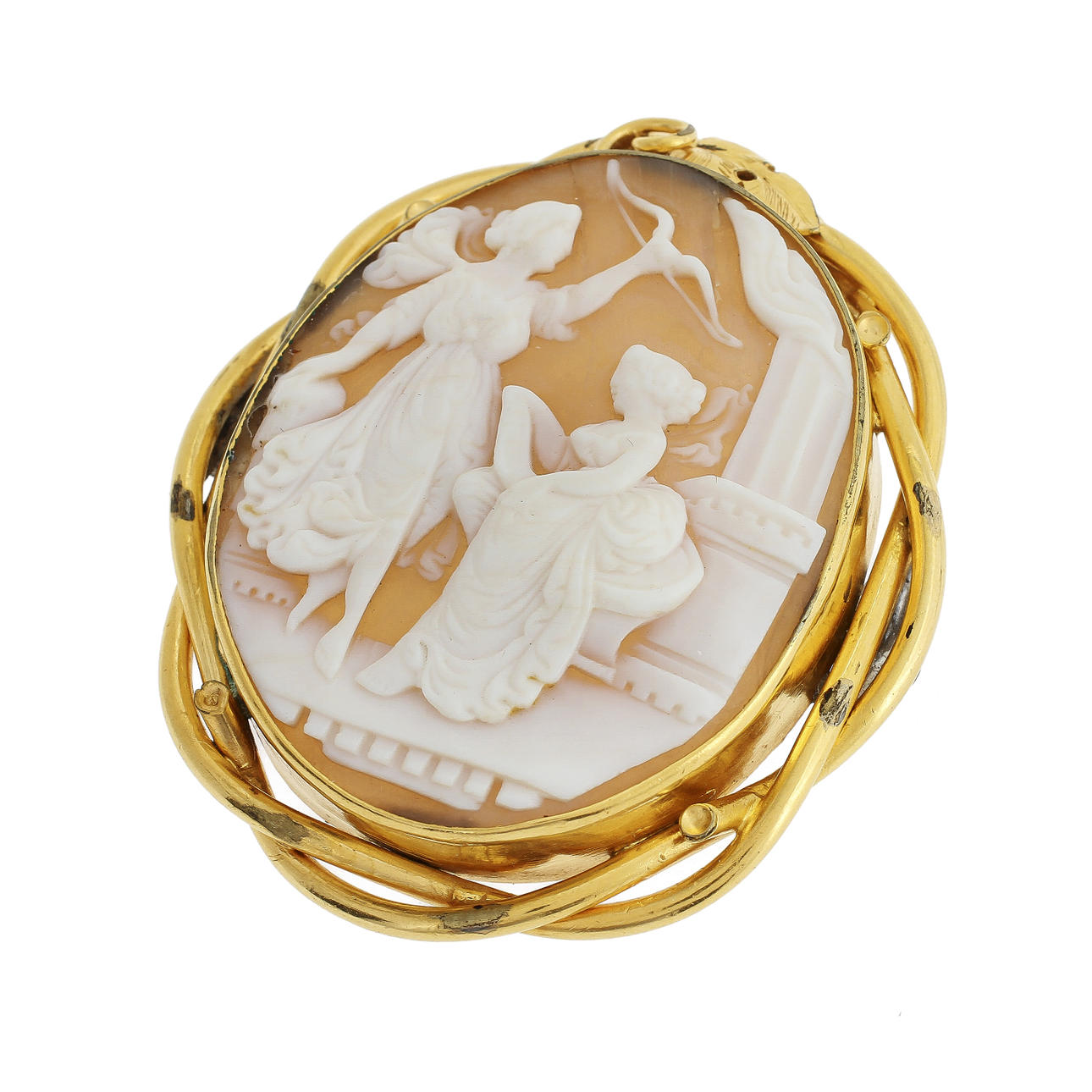 CAMEBROSCH, 18k guld, 25 gram brutto.