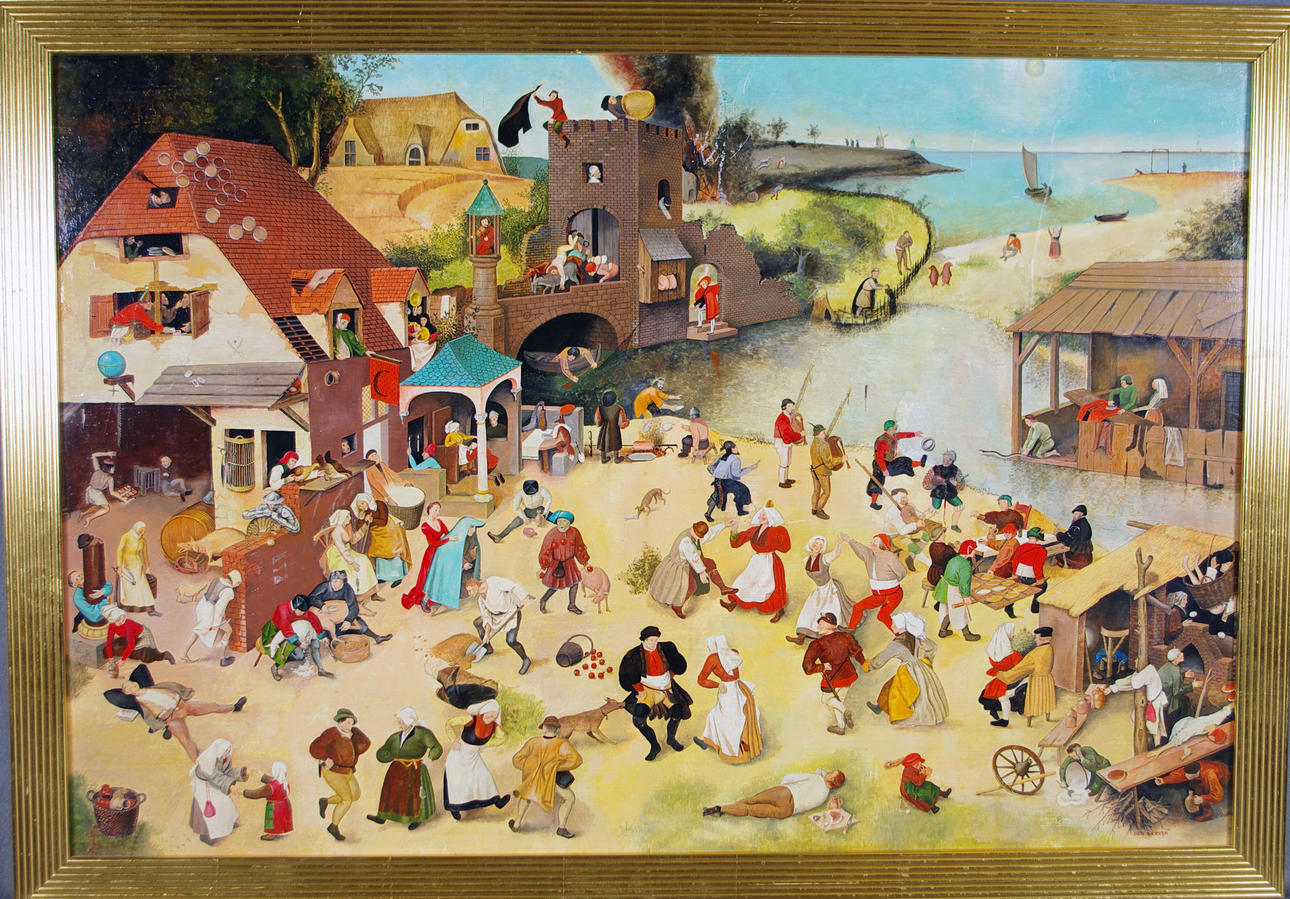 PER NAERVIK. Marknad, olja på pannå.