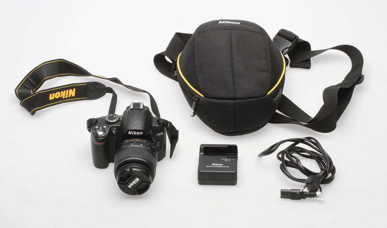 DIGITAL SYSTEMKAMERA, D3000, Nikkor 18-55mm, Nikon.