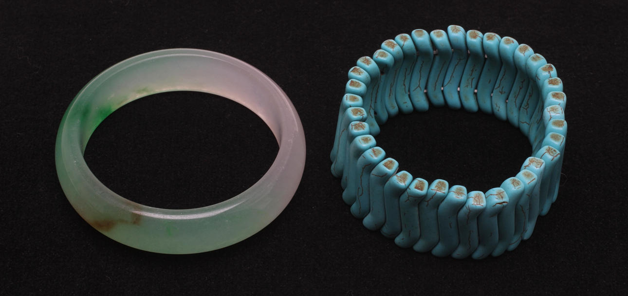 ARMBAND, ARMRING, stenarbeten, Kina.