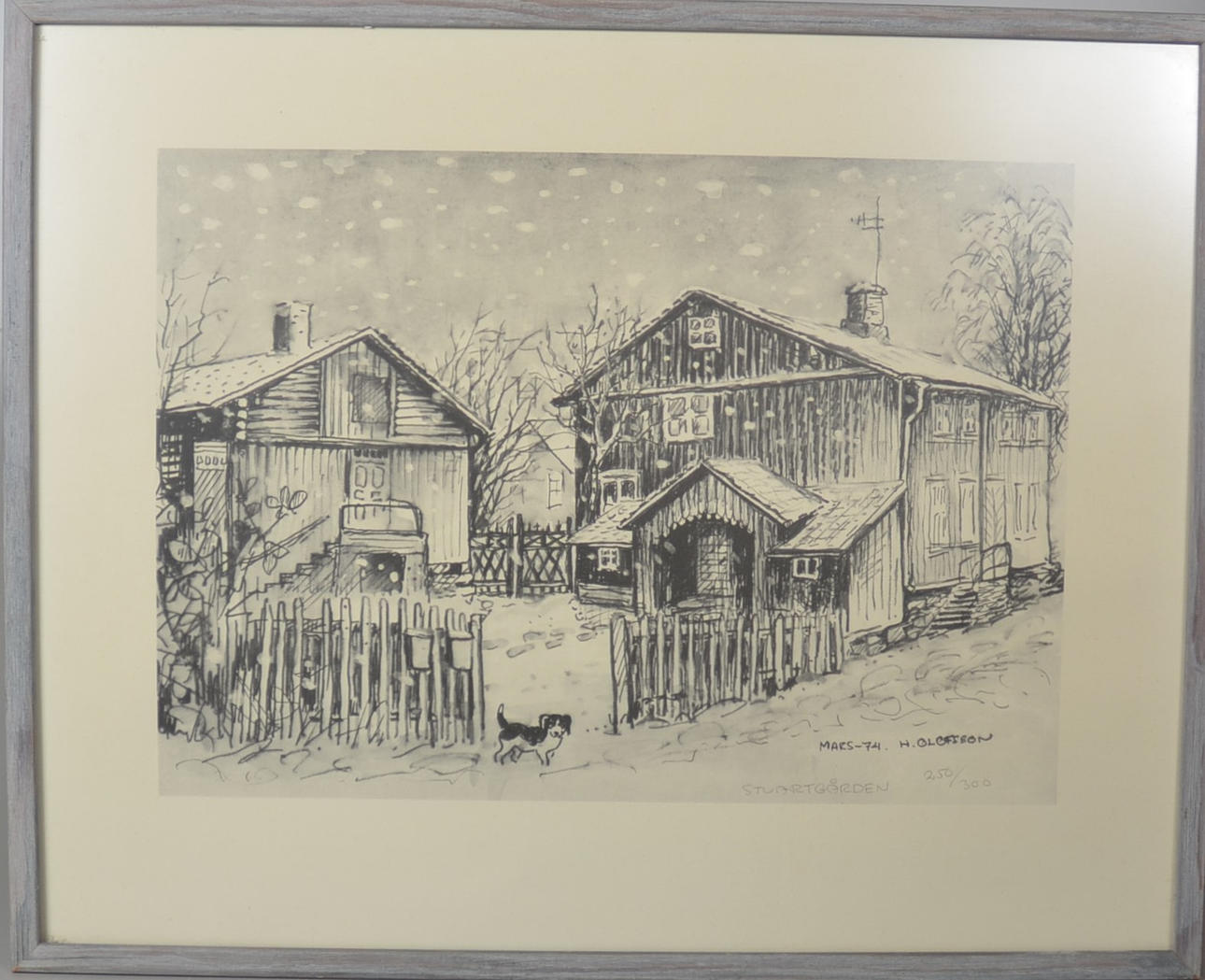 HANS OLOFSSON. Lithographs. 3 pieces.