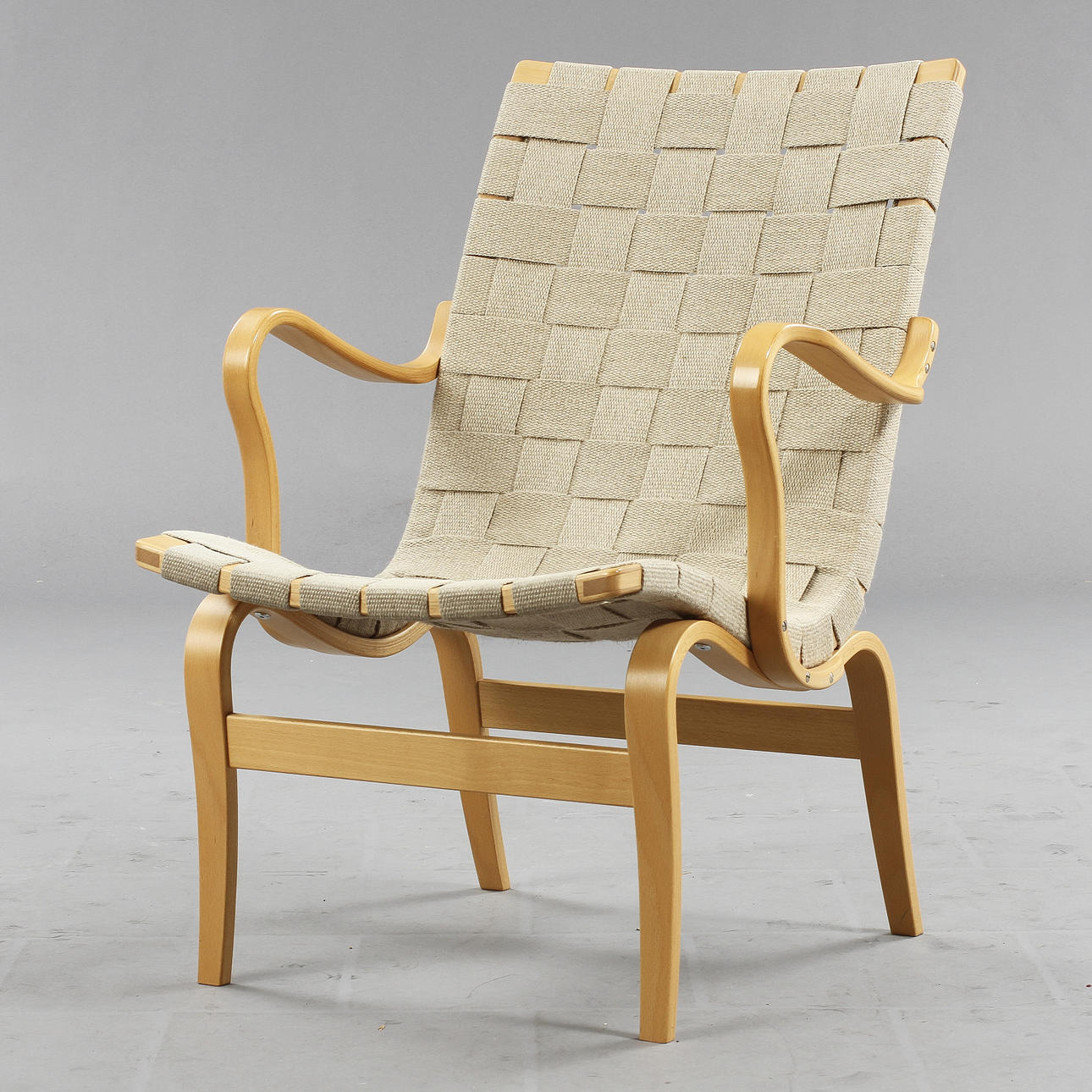 FÅTÖLJ "EVA", Bruno Mathsson för Dux.