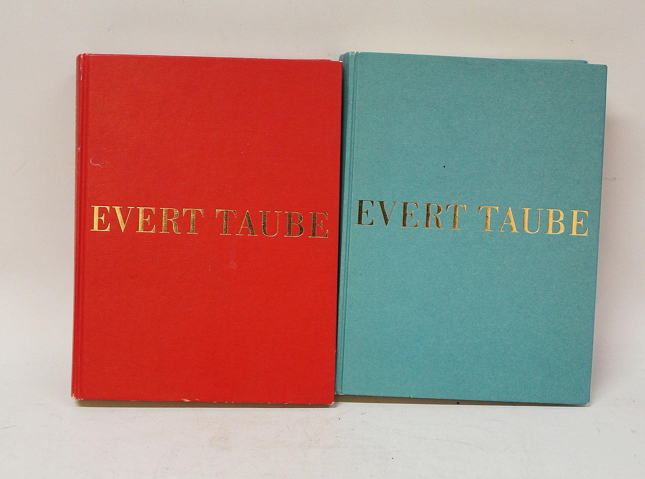 EVERT TAUBE, Texter och notor, 2 böcker.