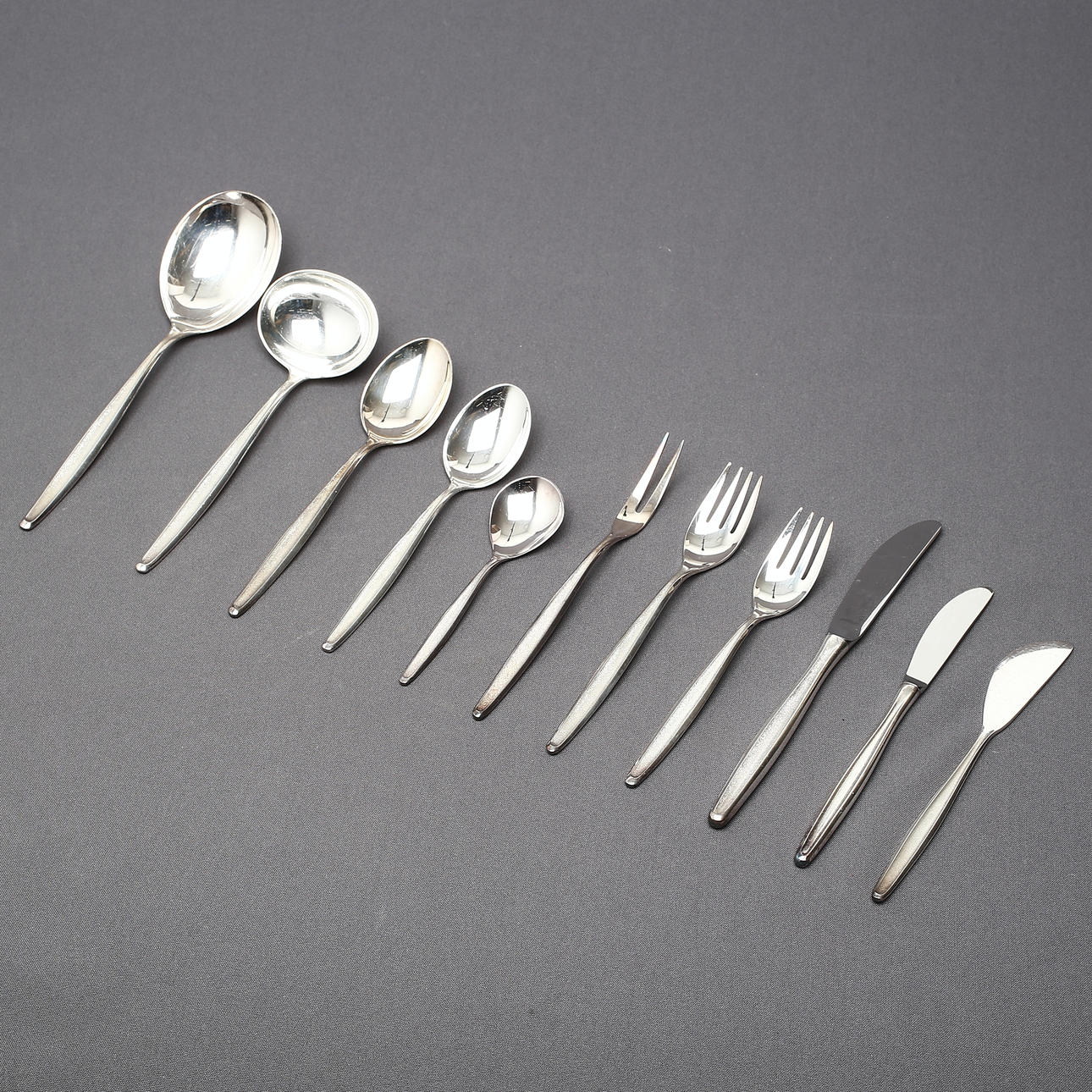 CUBIERTOS, alpaca, BSF, años 60/70.