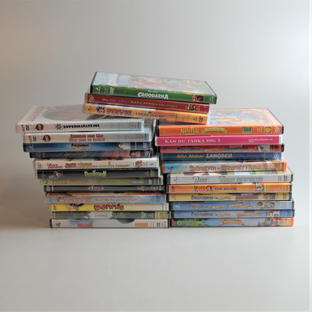 DVD-FILMER FÖR BARN. 29 stycken.