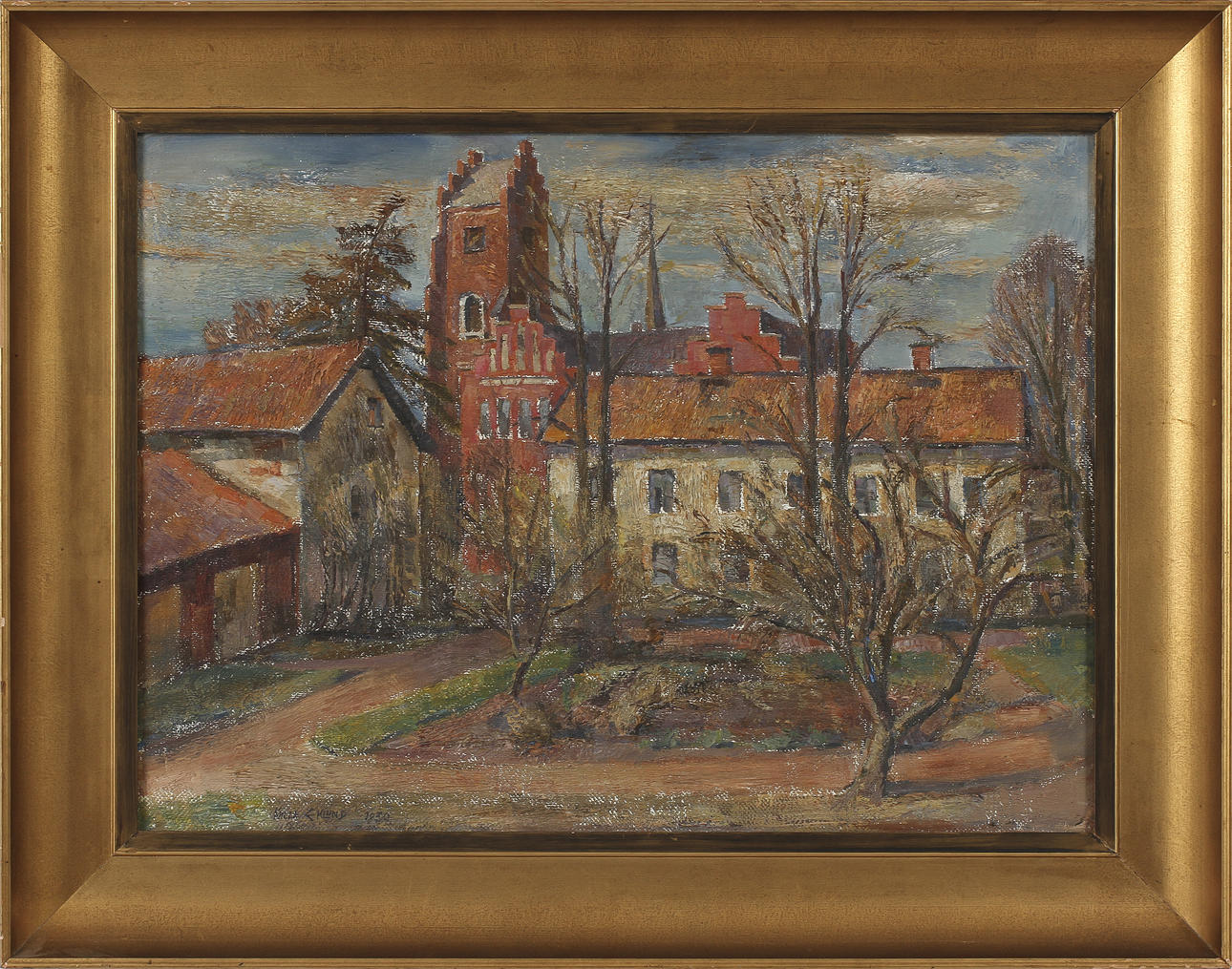 KALLE EKLUND. Olja på duk, signerad.