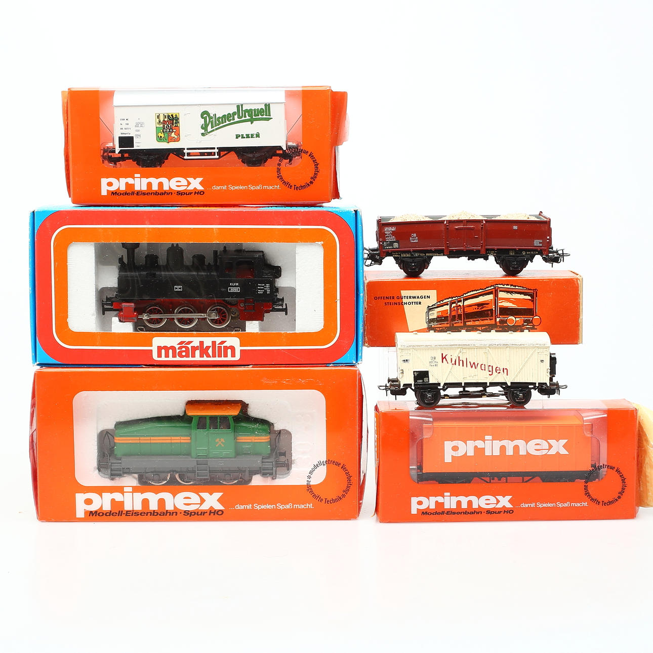 MÄRKLIN PRIMEX, P3189.1 Werklok DHG 500, steam locomotive 3090.3 and 4 ...