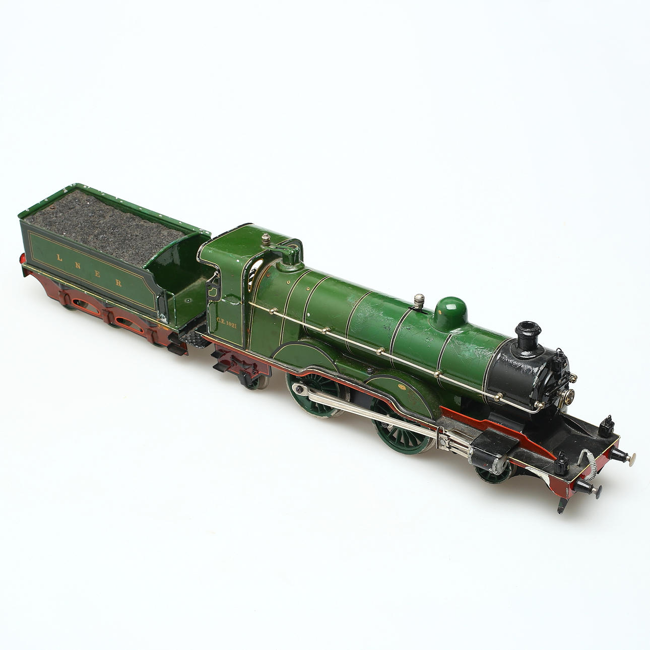 MÄRKLIN CE 1021 LNER clockwork locomotive with tender, gauge one, Spur ...