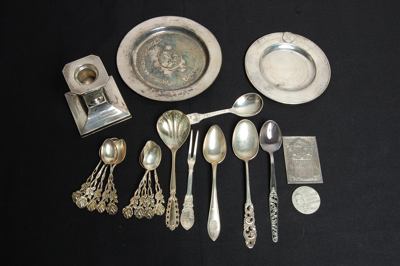 SILVER, 20 delar, vikt, 563 g.