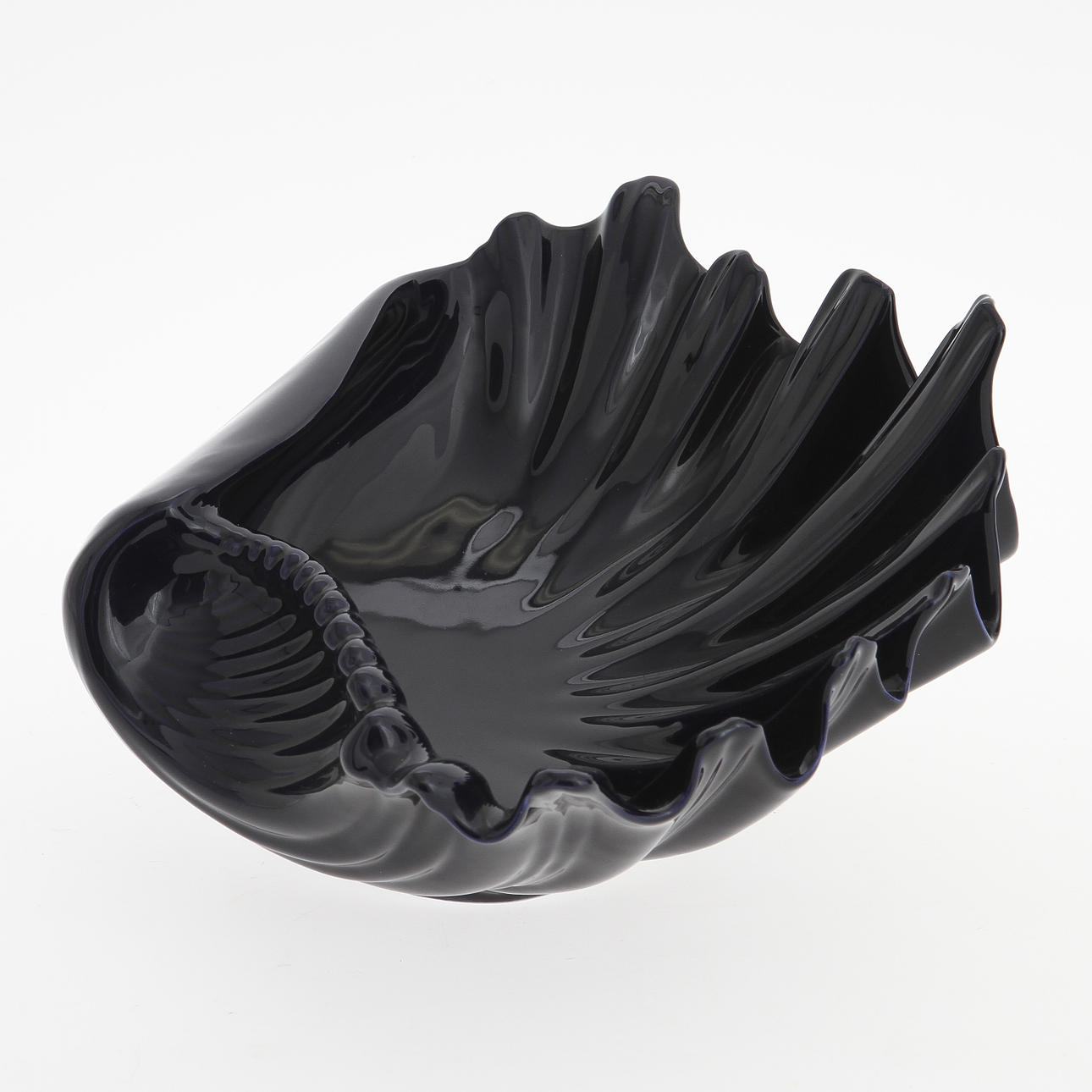 VICKE LINDSTRAND. Snäckformad skål. Karlskrona Porslinsfabrik, 1940-tal.