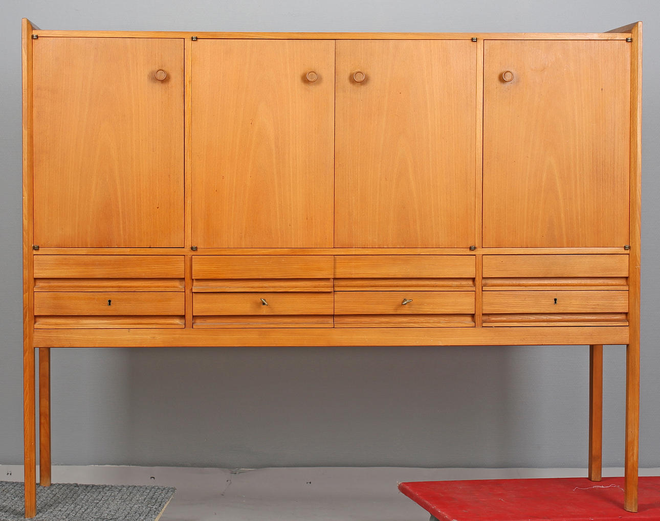 SKÄNK, teak, möjligen Marianne von Münchow, 1950/60-tal.