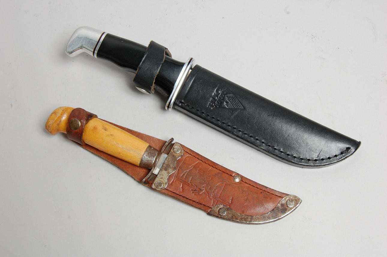 JAKT/ FISKEKNIVAR, 2 delar, Buck Knives, Mora.