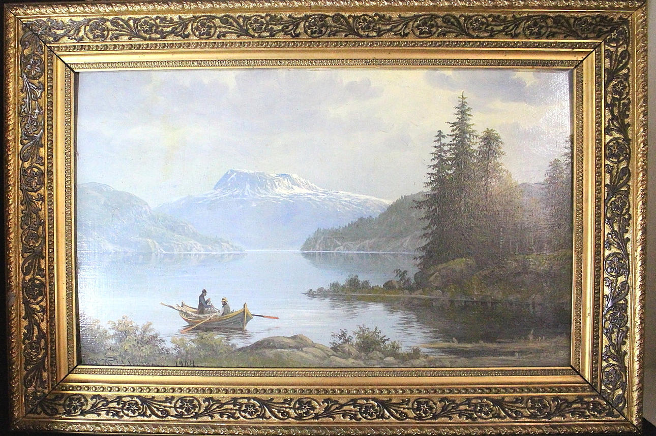 CARL KNIGHT Spur. oil on Board, signed, dated 1904.