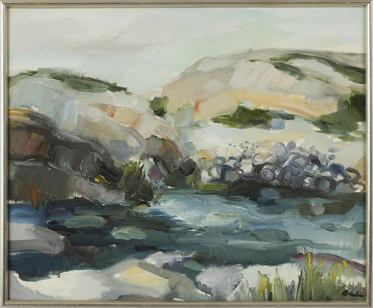 BERTIL BROLIN. Olja på duk, signerad.