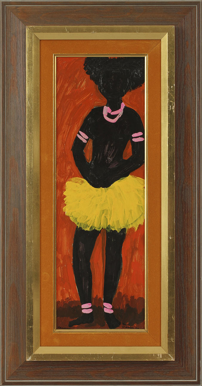 LARS NORRMAN. Olja på pannå, signerad.