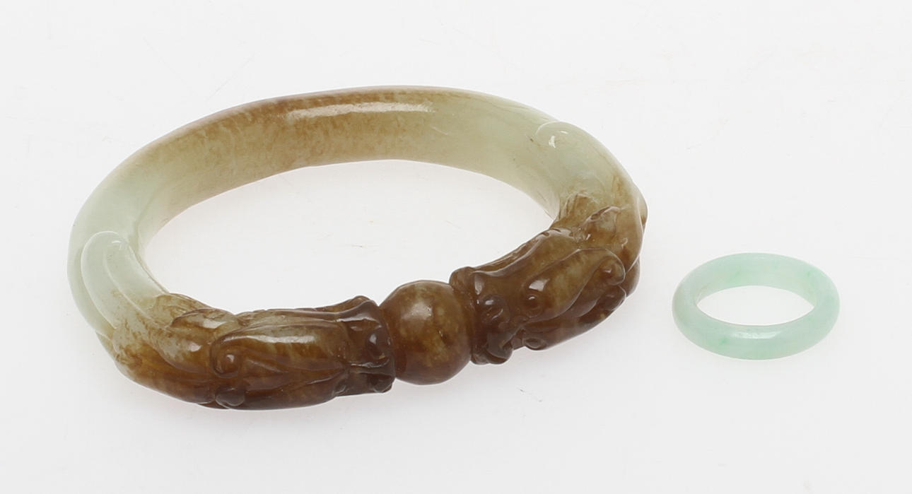 RING, ARMRING, stenarbeten, Kina.