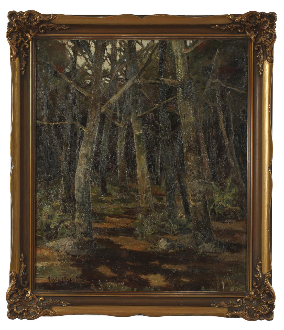 ALWIN DAHL. Olja på duk, signerad.