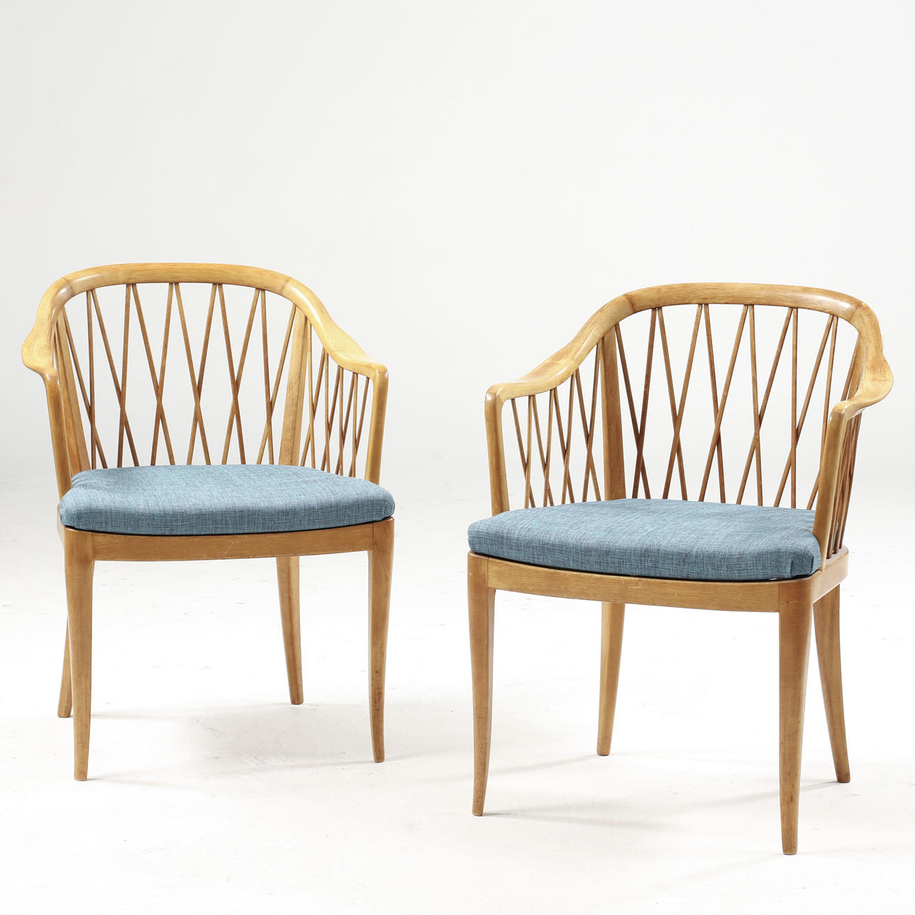 KARMSTOLAR, 2 st, "Widemar", Carl Malmsten.