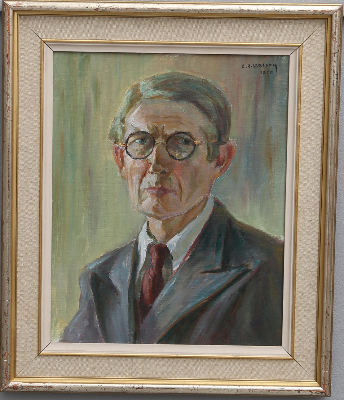 CARL OSCAR LARSSON. OMAKUVA.