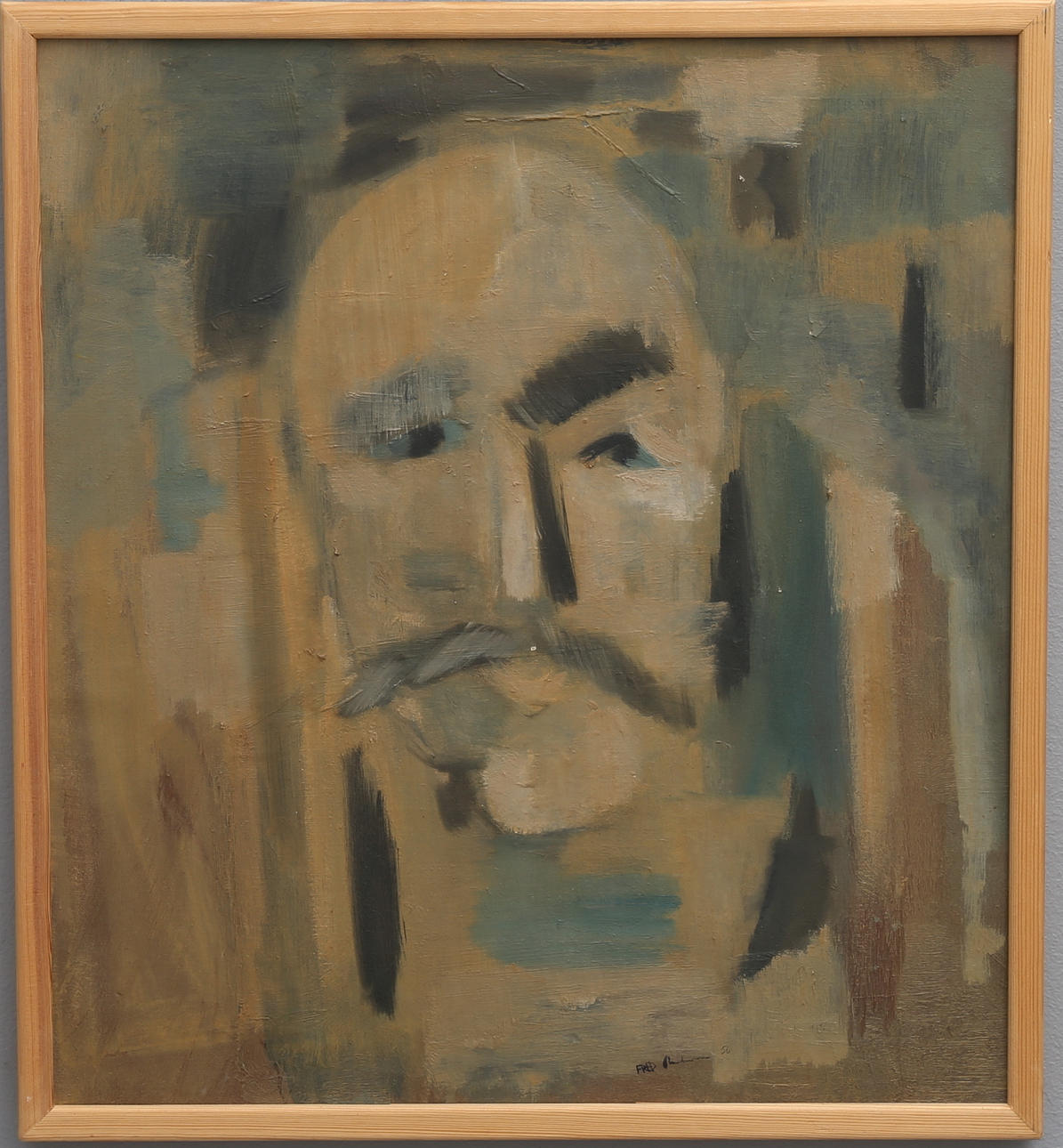 FRED  ANDERSSON. SELF-PORTRAIT.