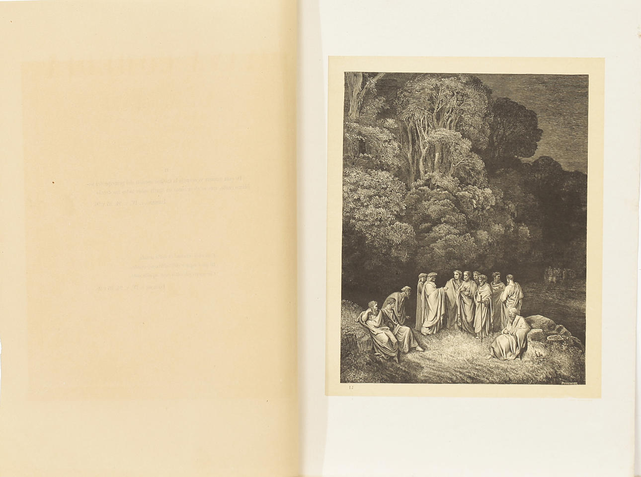 GUSTAVE DORÉ. EFTER. Scener från Dantes Inferno.