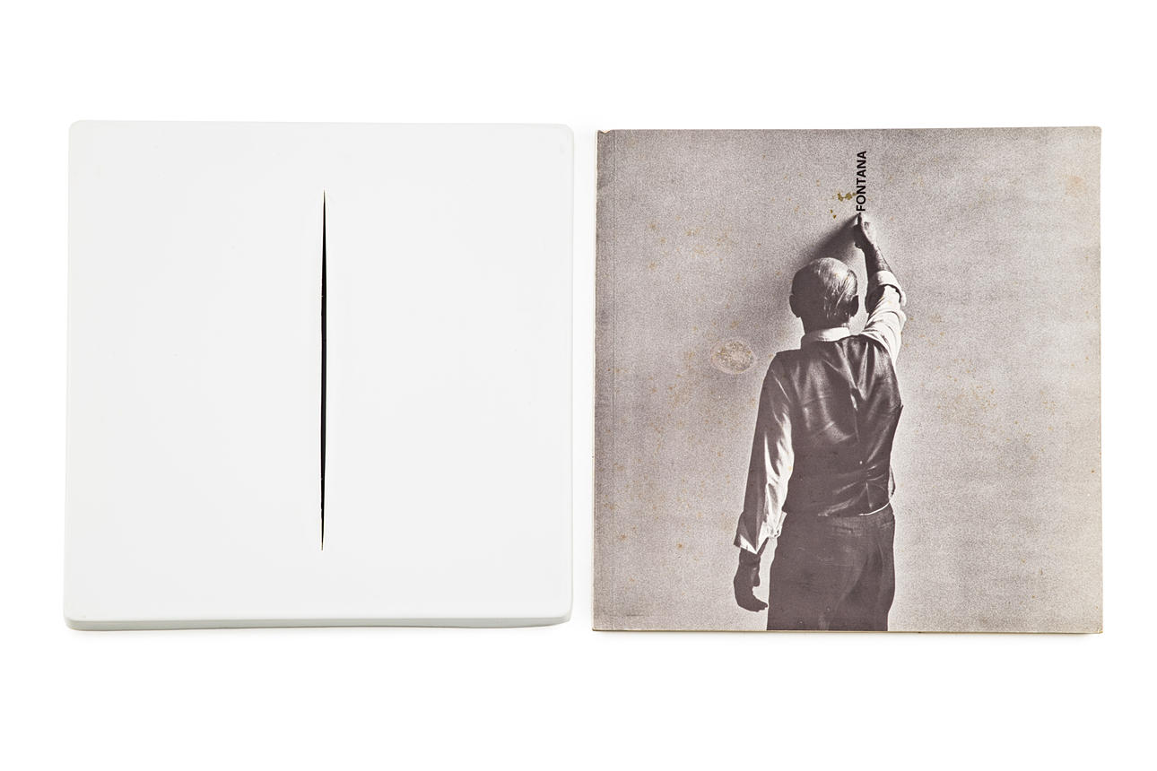 LUCIO FONTANA. Sin título.